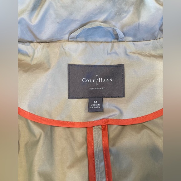 Cole Haan Water Resistant Trench Coat/ Jacket M - Picture 5 of 14